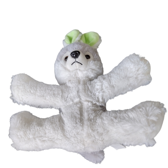 Hug Fun Wolf Husky Dog Puppy Plush 10" With Bunny Ears Stuffed Animal - Picture 5 of 8